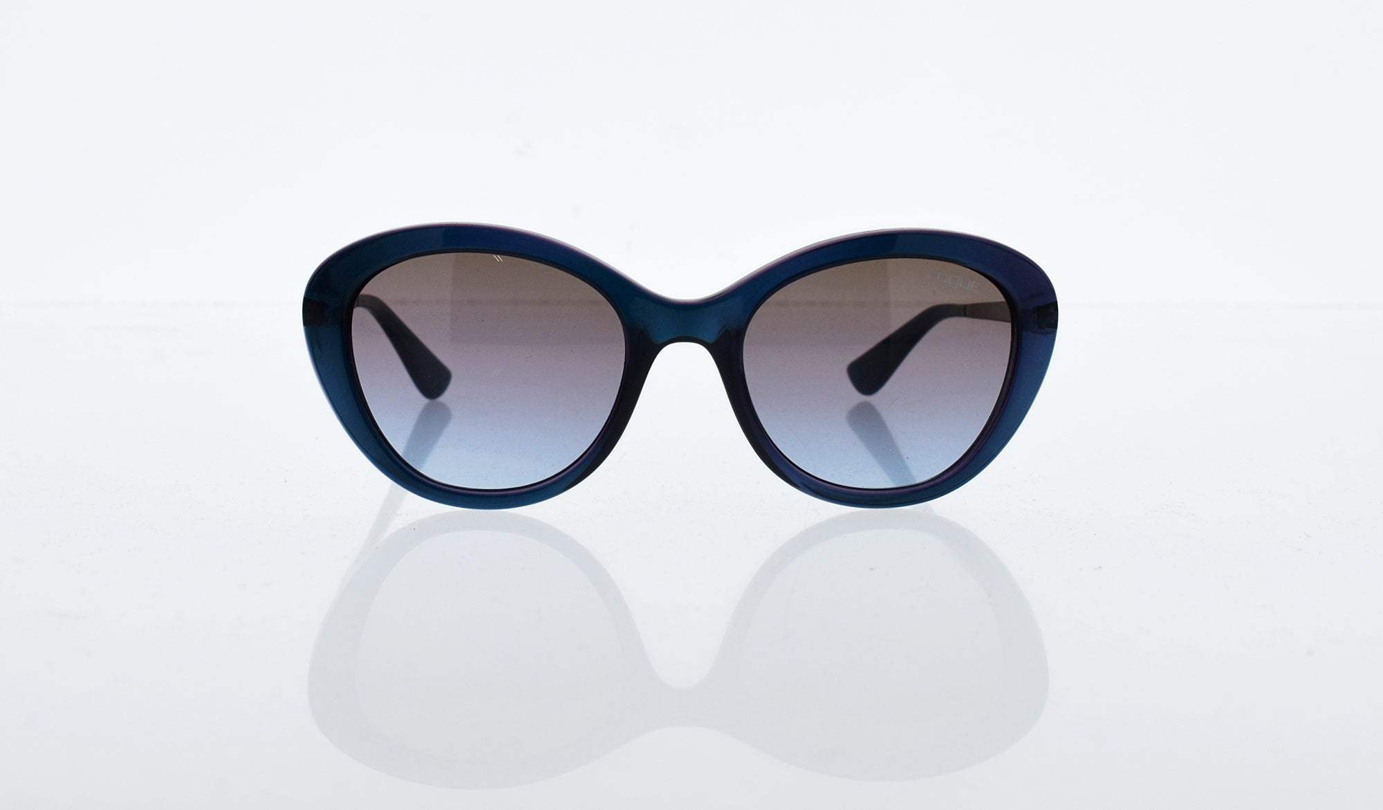 Vogue VO2870S 2267-48 - Top Transparent Green Violet-Azure Pink Gradient Brown by Vogue for Women - 52-19-135 mm Sunglasses
