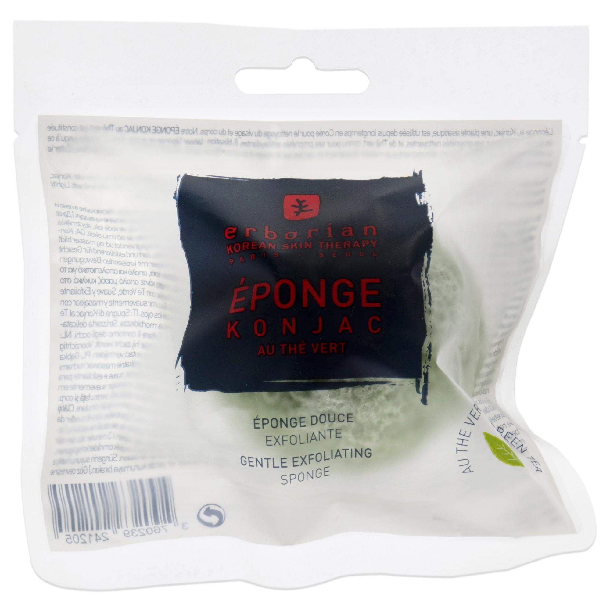 Au The Vert Konjac Sponge by Erborian for Women - 1 Pc Sponge