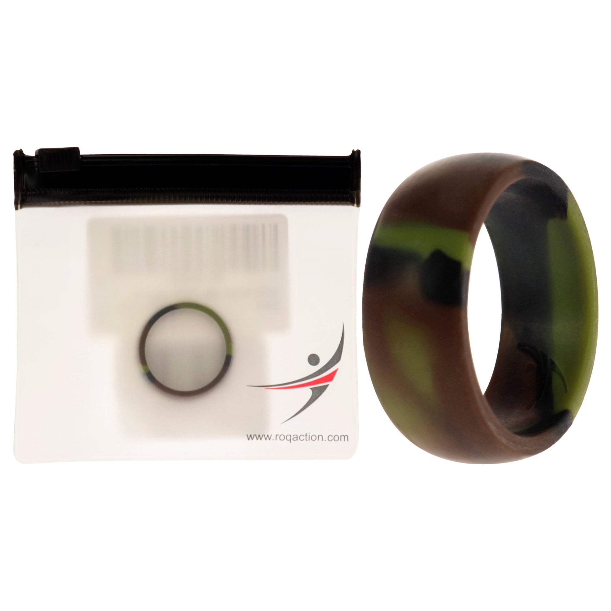 Silicone Wedding Ring - Camo by ROQ for Men - 10 mm Ring