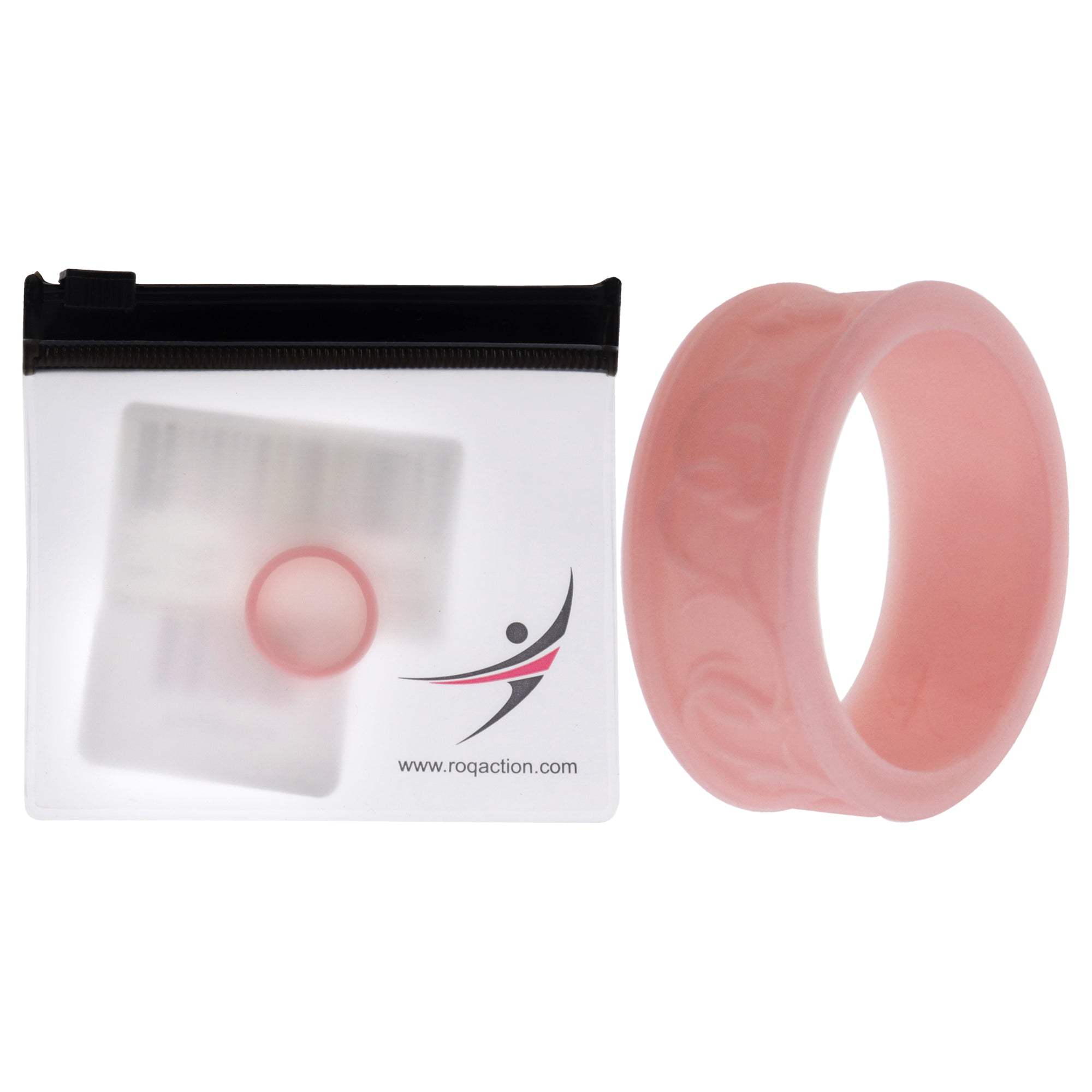 Silicone Wedding Flower Ring - Rose Gold by ROQ for Women - 5 mm Ring