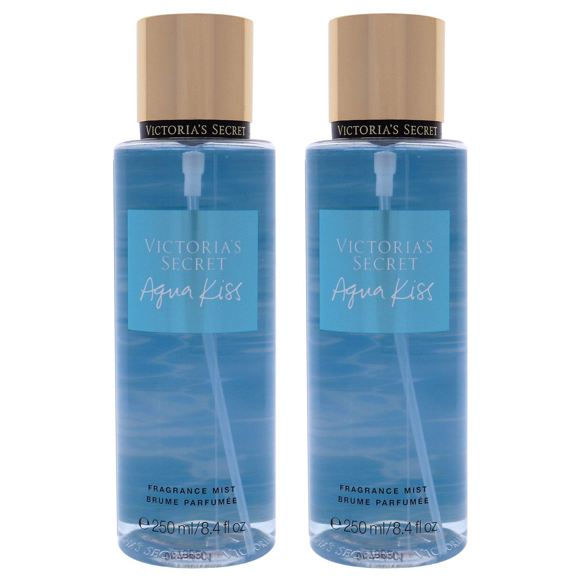 Aqua Kiss by Victorias Secret for Women - 8.4 oz Fragrance Mist - Pack of 2