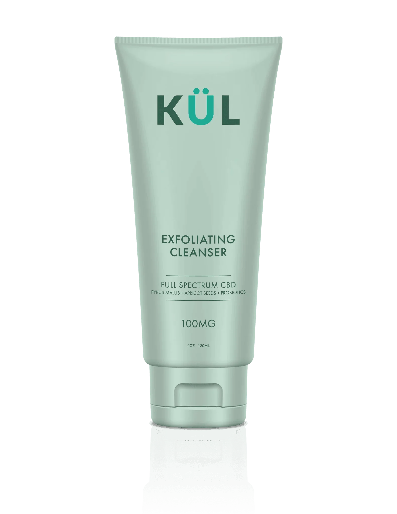 Exfoliating Cleanser Full Spectrum 100mg CBD by Kul CBD for Unisex - 4 oz Cleanser