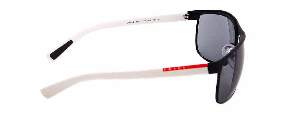 Prada SPS 54Q TIG-3C2 - Grey Rubber-Dark Grey by Prada for Men - 63-17-130 mm Sunglasses