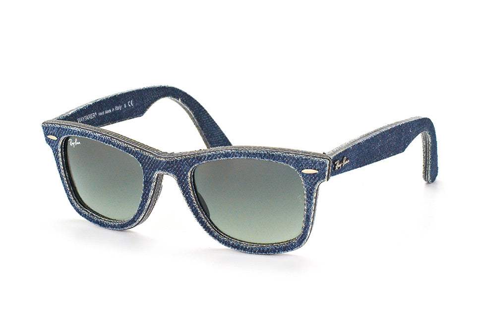 Ray Ban RB 2140 1163/71 Wayfarer Denim - Blue Denim Blue/Grey Gradient by Ray Ban for Unisex - 50-22-150 mm Sunglasses