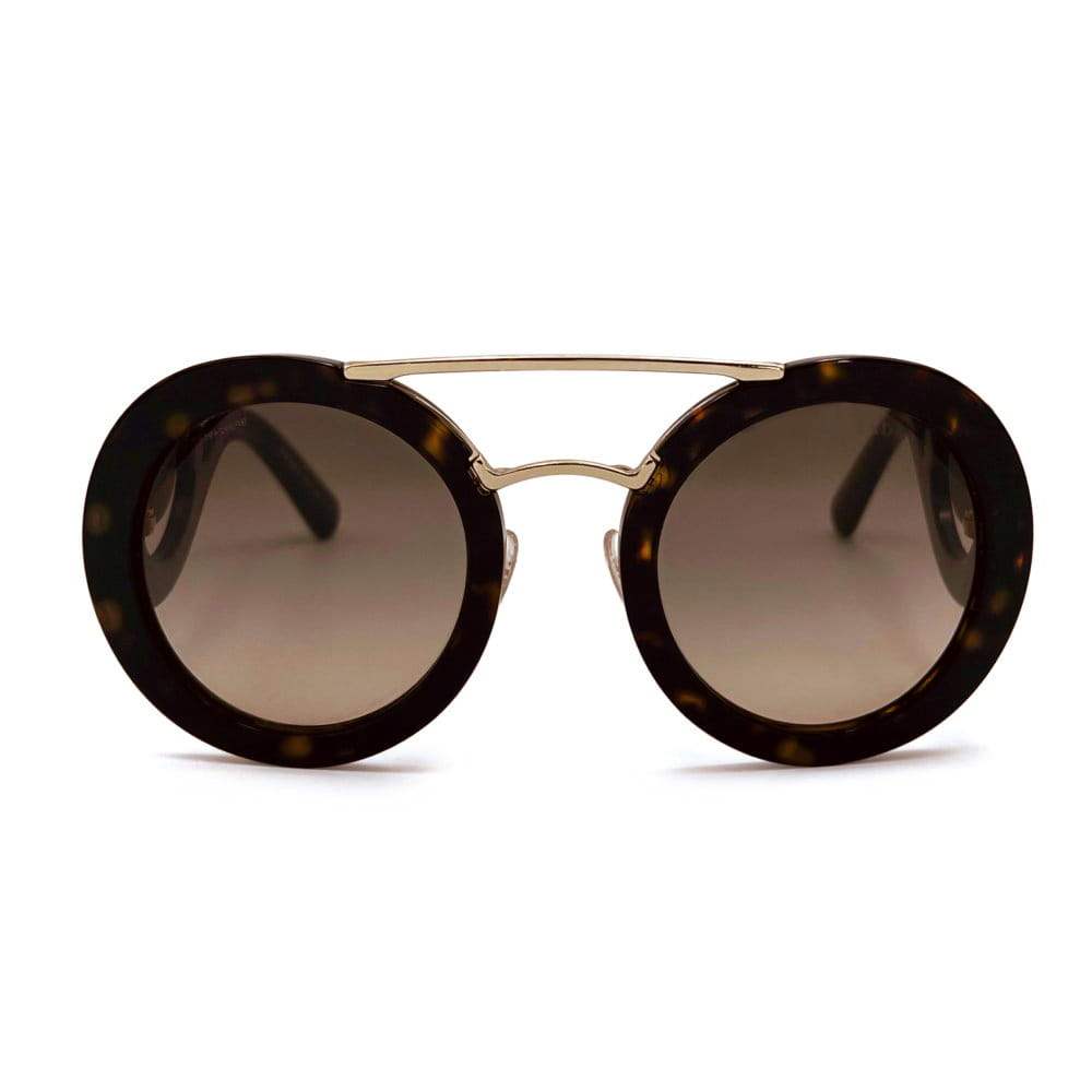 Prada SPR 13S 2AU-3D0 - Havana-Light Brown Gradient Light Grey by Prada for Women - 54-25-135 mm Sunglasses