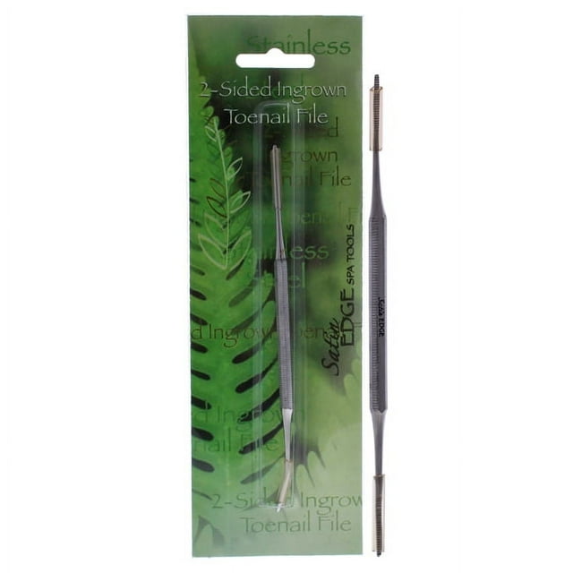Double-Sided Ingrown Toenail File - SE-2017 by Satin Edge for Unisex - 5.25 Inch Nail File