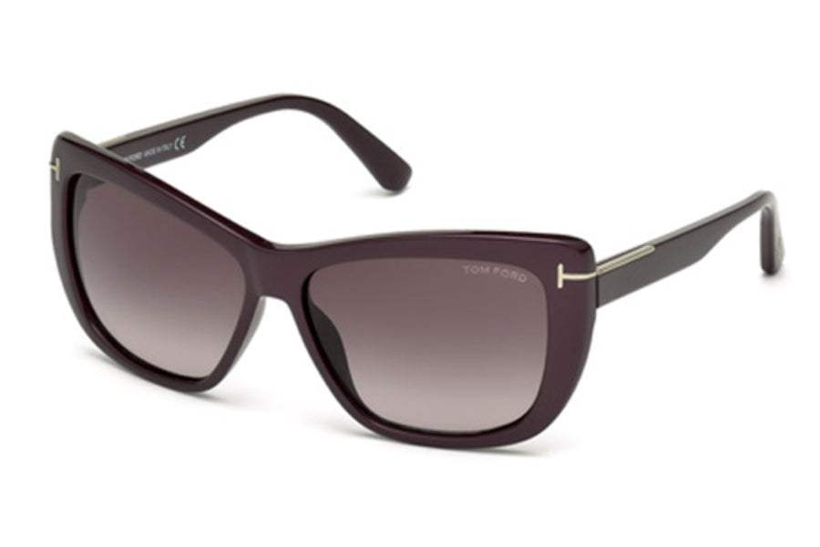 Tom Ford FT0434 Lindsay 83T - Violet-Gradient Bordeaux by Tom Ford for Women - 58-13-140 mm Sunglasses