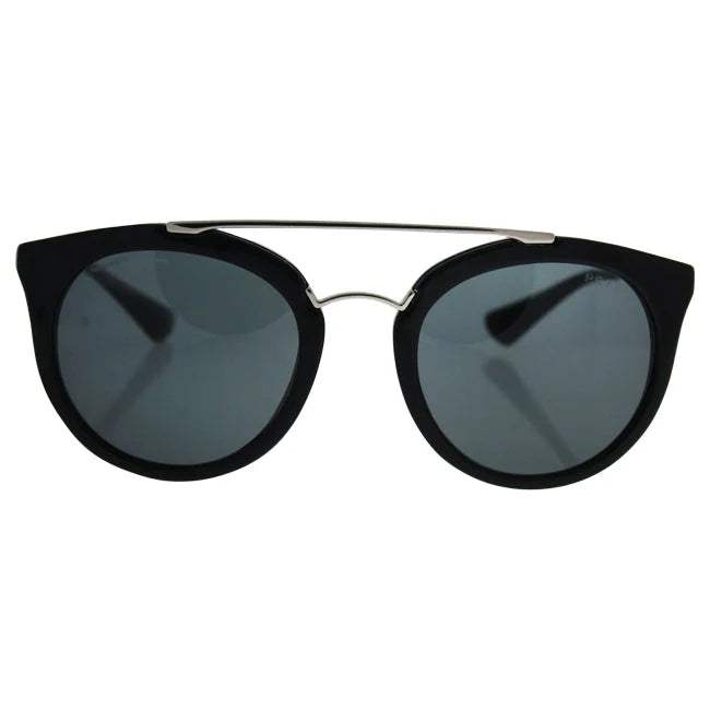 Prada SPR 23S 1AB-1A1 - Black Silver-Grey by Prada for Women - 52-22-140 mm Sunglasses