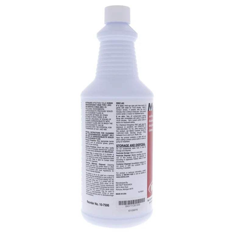 MetriGuard Surface Disinfectant Cleaner Spray by MetriGuard for Unisex - 32 oz Spray