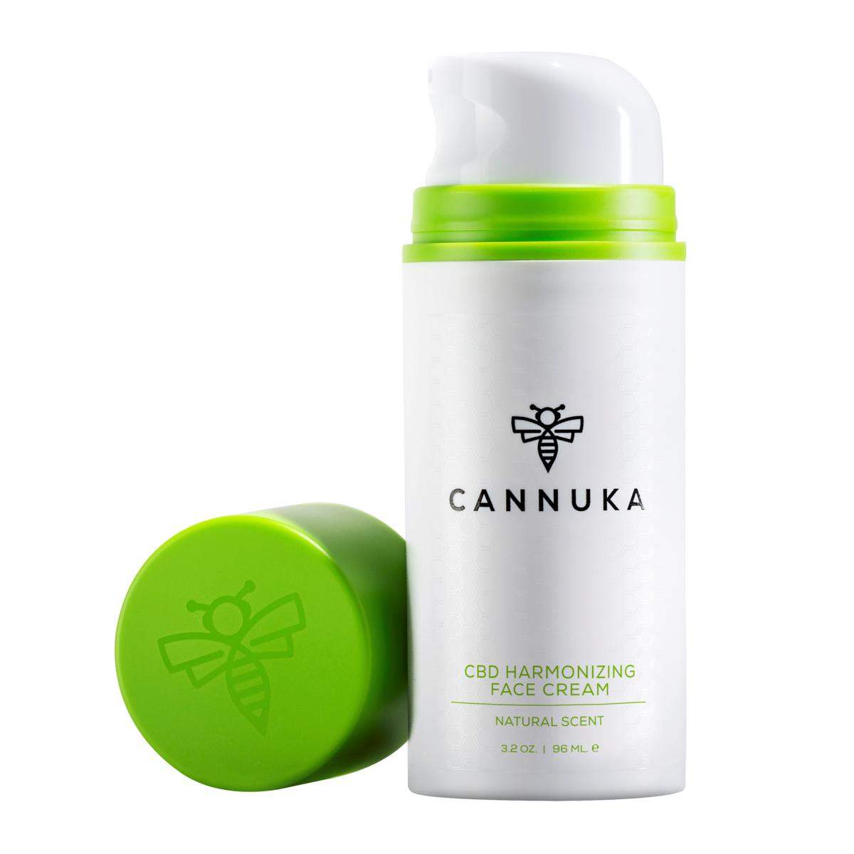 CBD Harmonizing Face Cream - Natural Scent by Cannuka for Unisex - 3.2 oz Cream