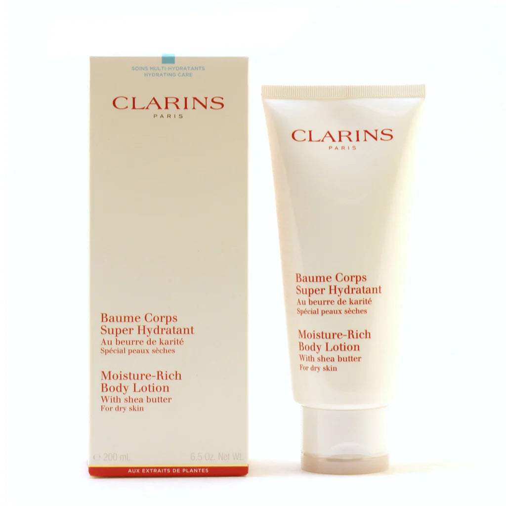 Moisture Rich Body Lotion with Shea Butter (Dry Skin) by Clarins for Unisex - 6.5 oz Body Lotion