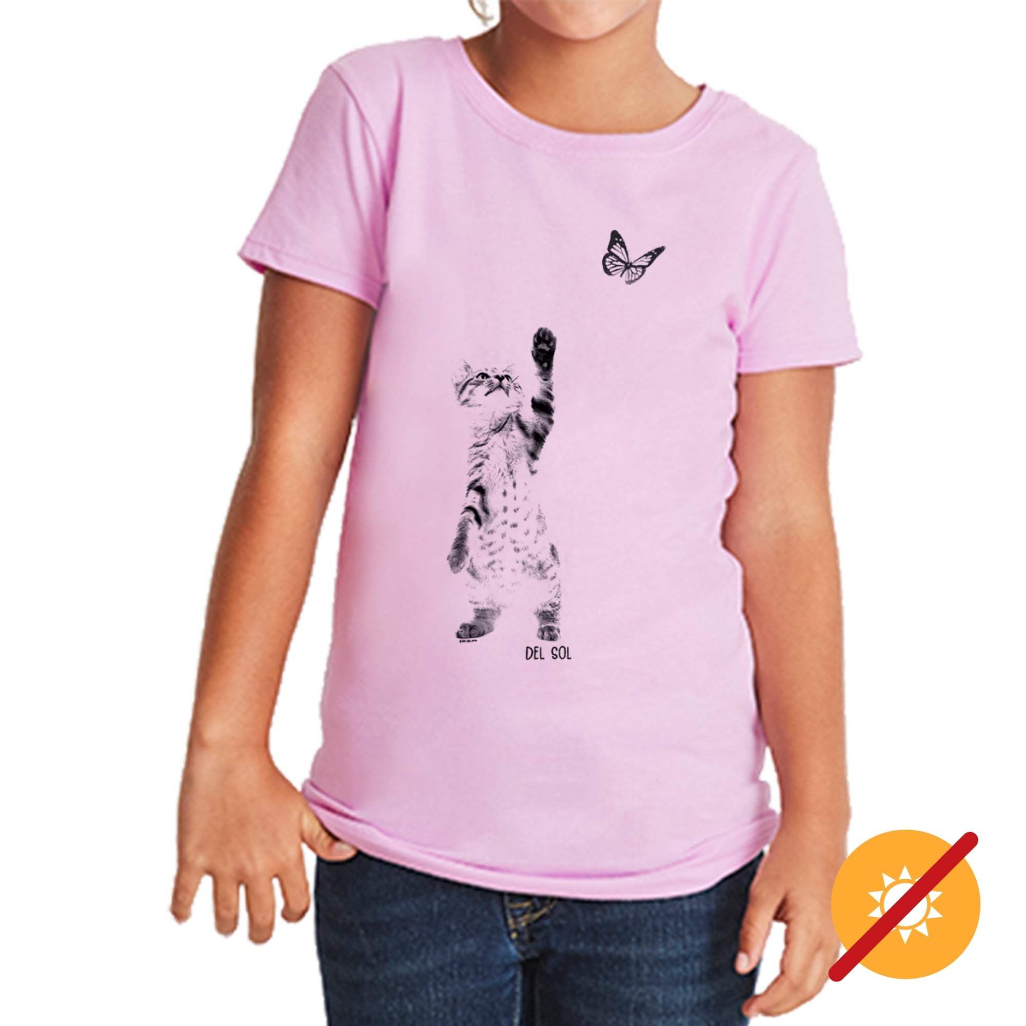 Girls Crew Tee - Super Awesome - Lilac by DelSol for Women - 1 Pc T-Shirt (YXS)