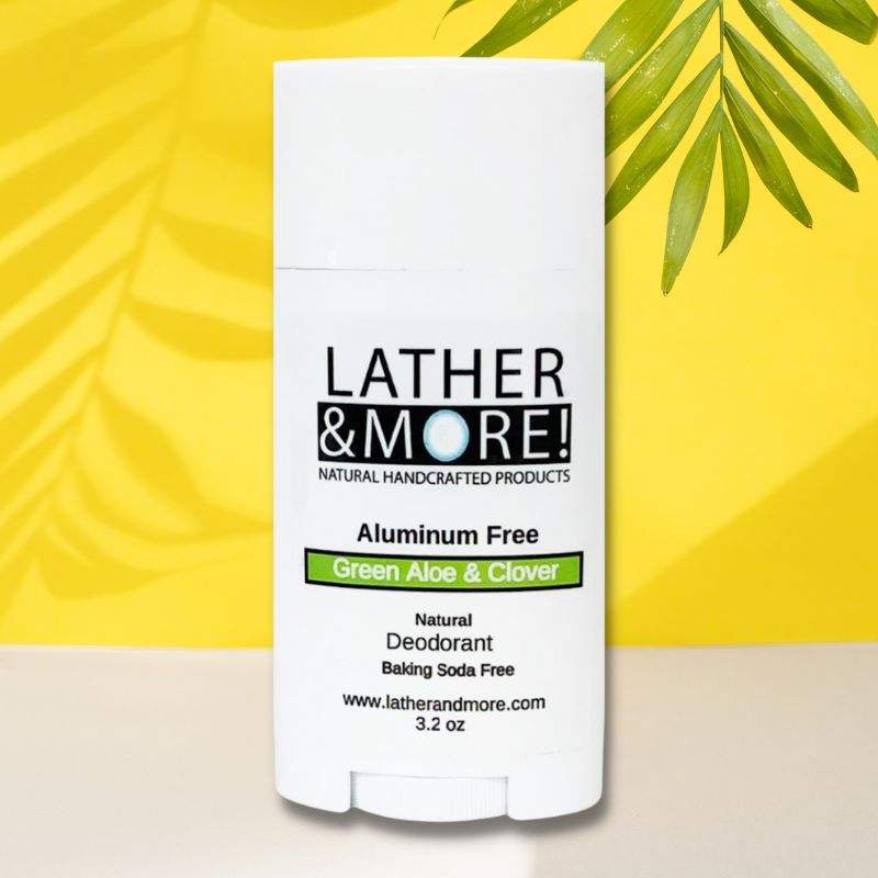 Green Aloe and Clover Natural Deodorant