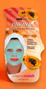 BEAUTY TREATS Papaya Purifying Dead Sea Mud Mask - Display Box 24 Pcs