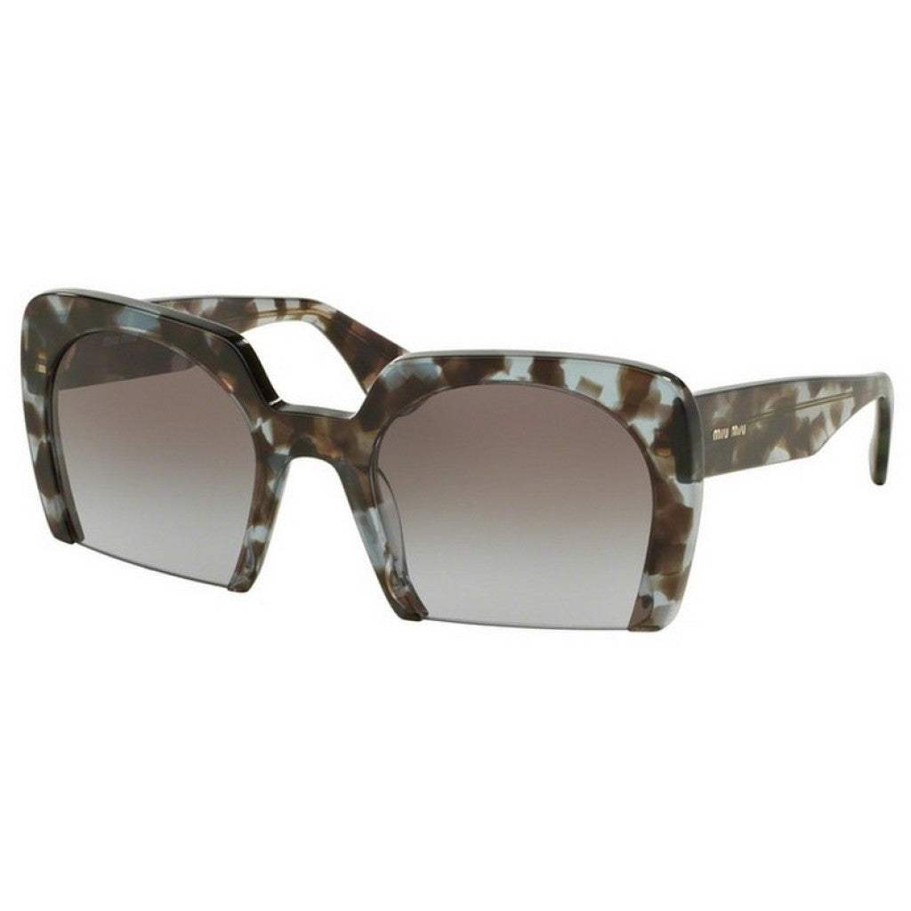 Miu Miu MU 06Q UAH-3H0 - Lilac Havana-Grey by Miu Miu for Women - 53-23-140 mm Sunglasses