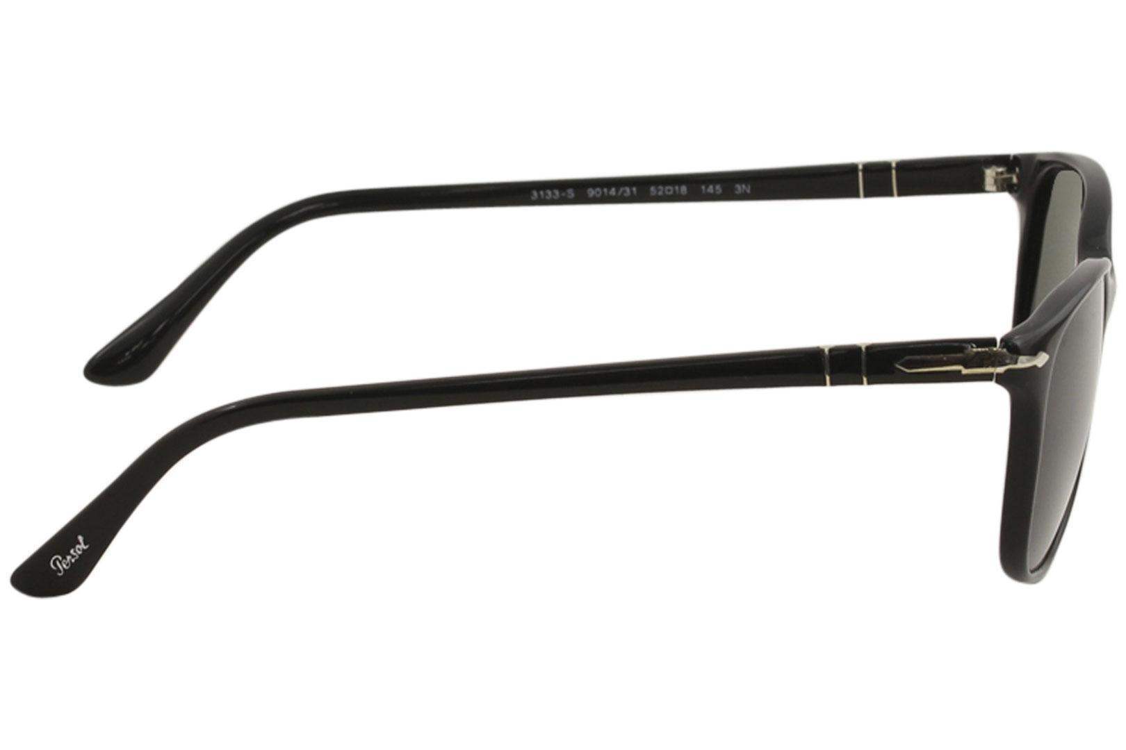 Persol PO3133S 9014-58 - Black-Green Polarized by Persol for Unisex - 52-18-145 mm Sunglasses