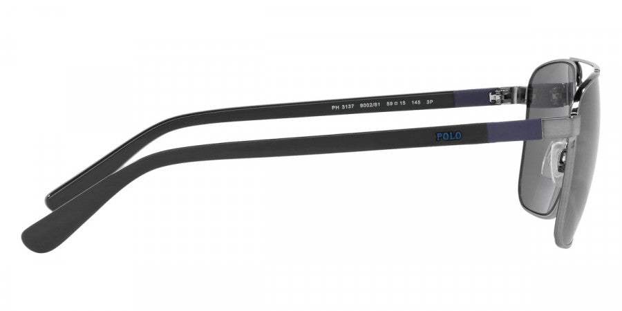 Polo Ralph Lauren PH 3095 9050-81 - Matte Gunmetal-Grey Polarized by Ralph Lauren for Men - 63-16-130 mm Sunglasses