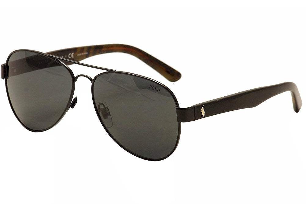 Polo Ralph Lauren PH 3096 9307-87 - Matte Dark Gunmetal-Dark Grey by Ralph Lauren for Men - 59-14-145 mm Sunglasses
