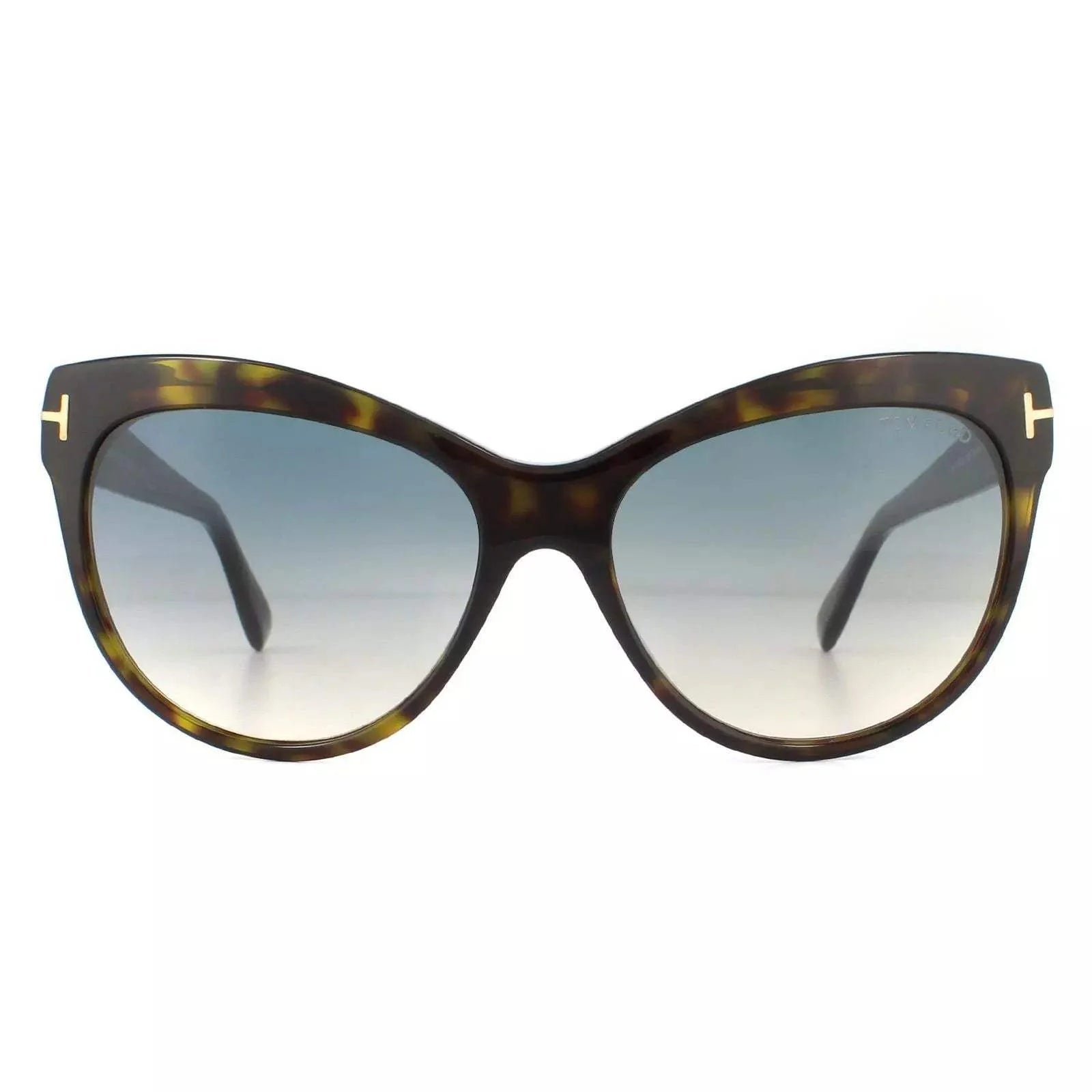 Tom Ford TF430 52P Lily - Dark Havana-Blue Gradient by Tom Ford for Women - 56-16-140 mm Sunglasses
