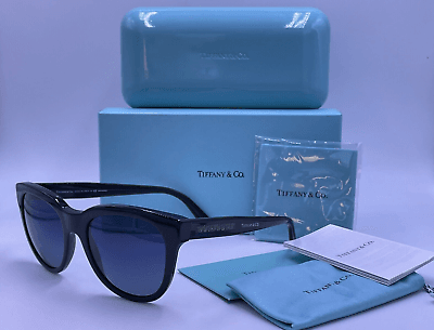 Tiffany TF 4112 8001-4U - Black-Blue Gradient Polarized by Tiffany and Co. for Women - 53-19-140 mm Sunglasses