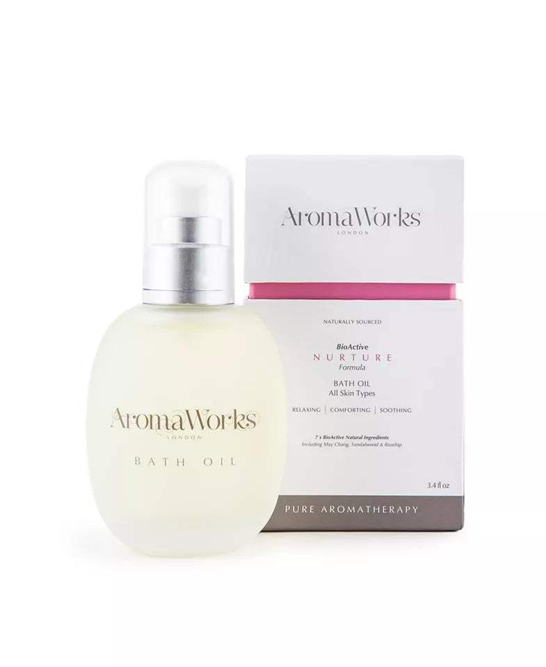 Nurture Bath Oil by Aromaworks for Unisex - 3.4 oz Oil