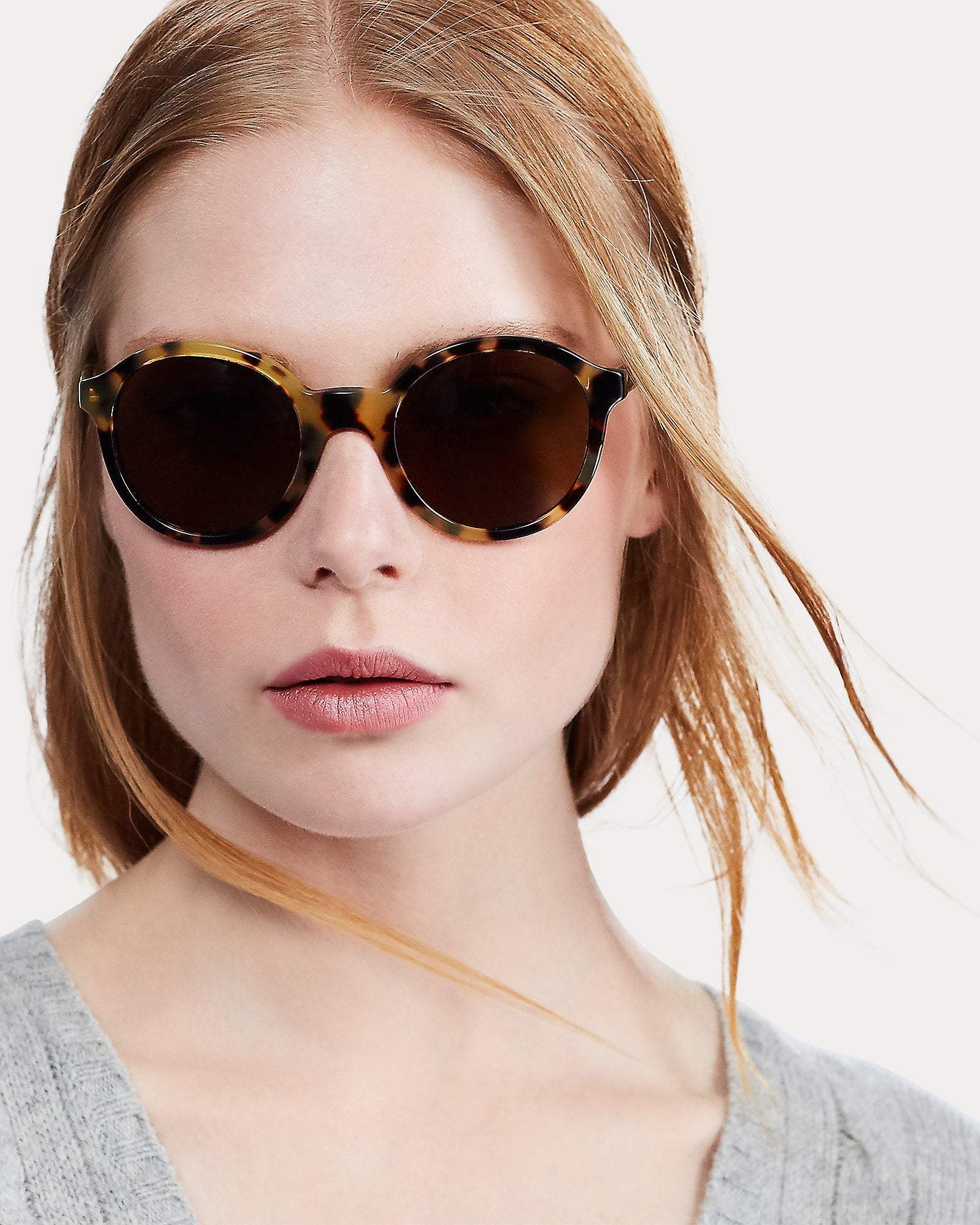 Polo Ralph Lauren PH 4112 500473 - Shiny Spotty Havana-Olive by Ralph Lauren for Women - 50-22-140 mm Sunglasses