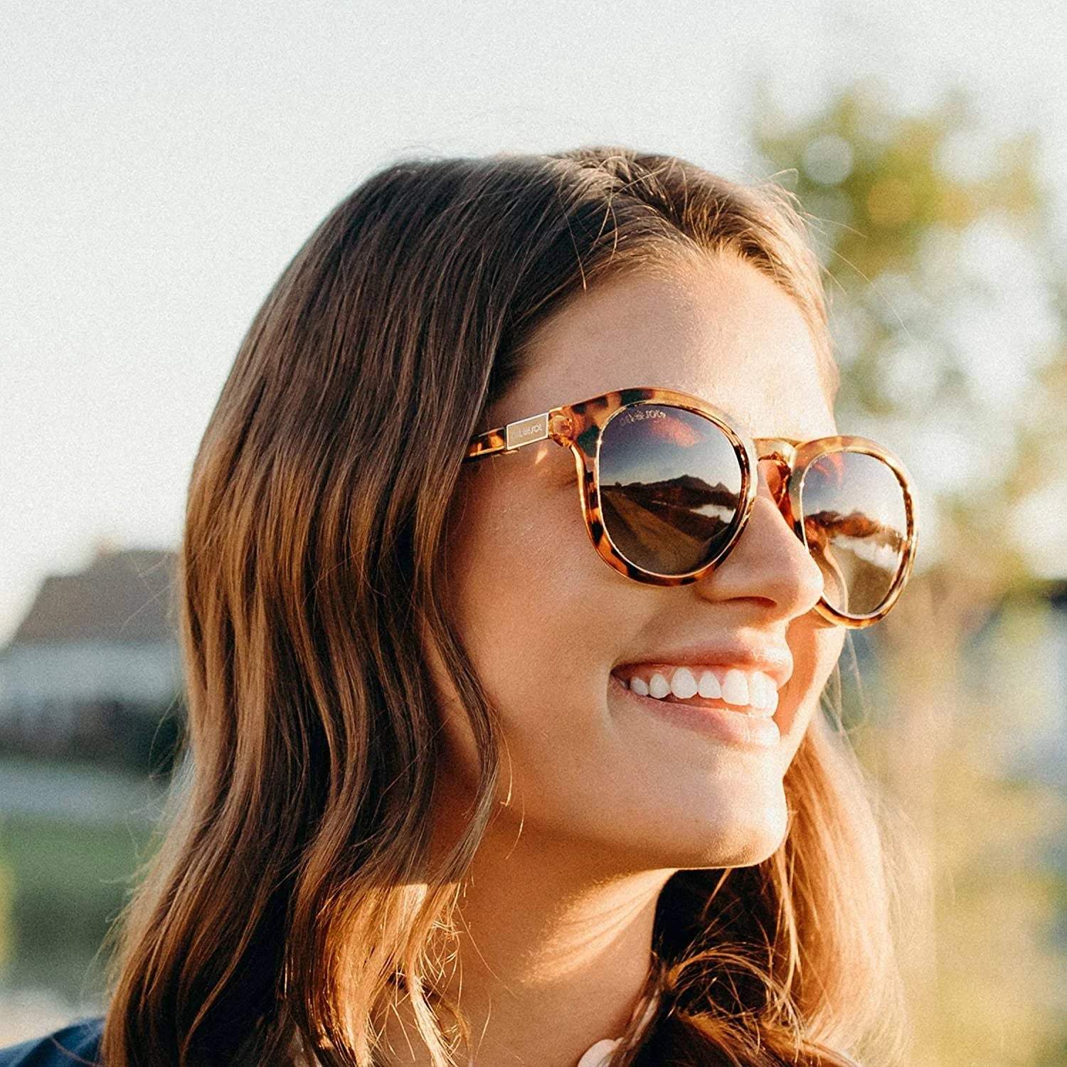 Solize Sunny Afternoon - Tortoise to Pink by DelSol for Women - 1 Pc Sunglasses
