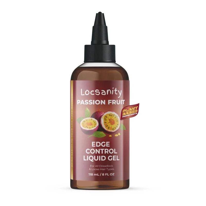 Locsanity Passion Fruit Edge Control Liquid Gel - Ylang Ylang Hibiscus Green Tea