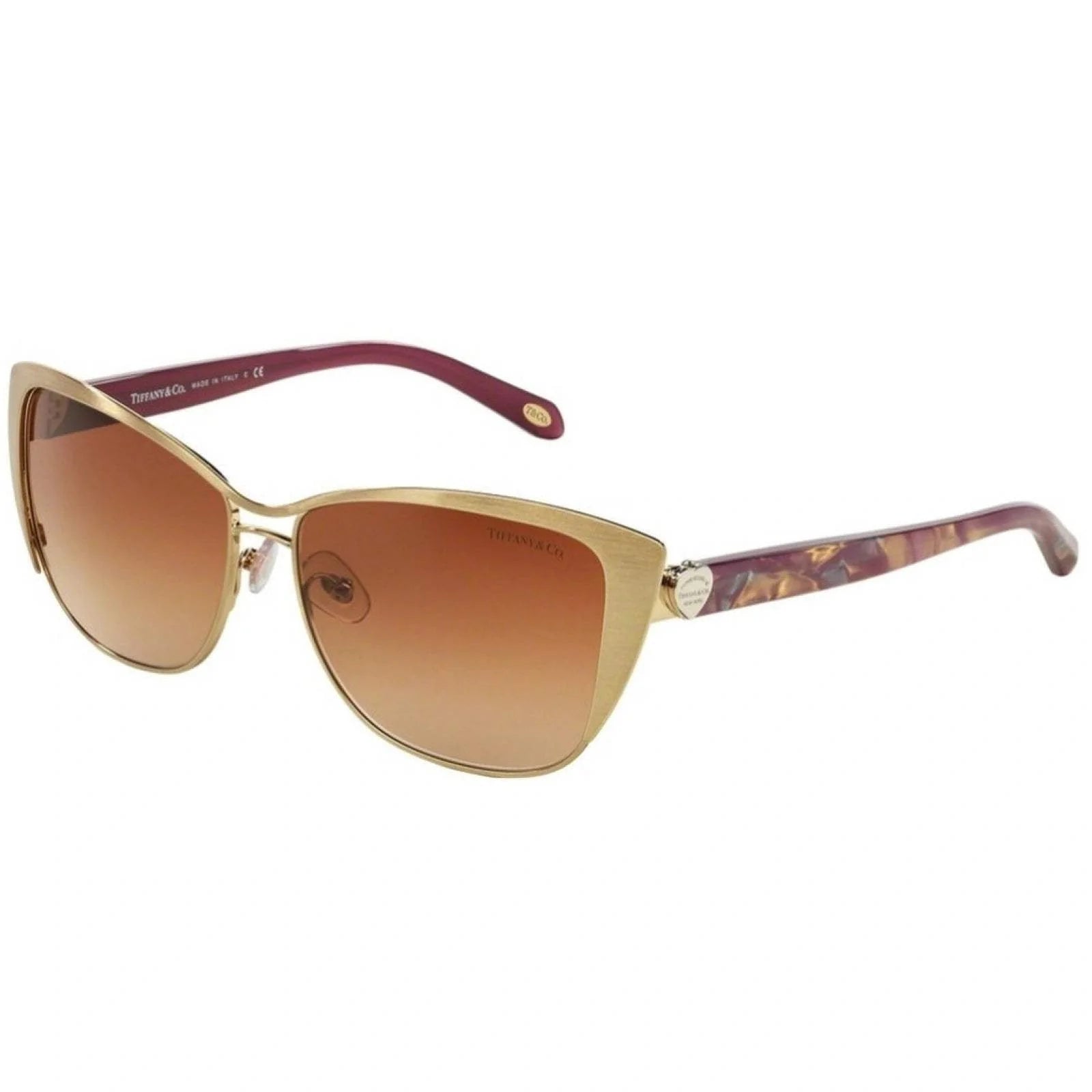 Tiffany TF 3050 6077-3B - Brushed Pale Gold-Brown Gradient by Tiffany and Co. for Women - 58-14-140 mm Sunglasses