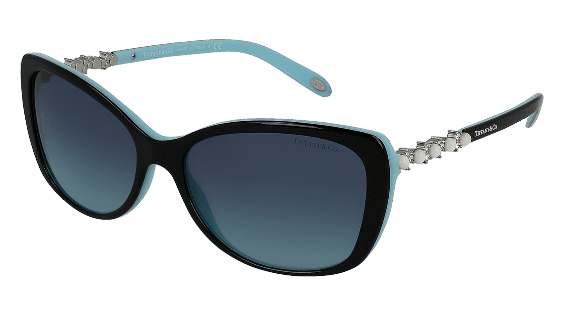 Tiffany TF 4103-HB 8134-3G - Havana-Blue-Brown by Tiffany and Co. for Women - 56-16-140 mm Sunglasses