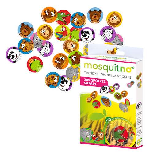 Spotz Safari Stickers by Mosquitno for Kids - 5 Pc Sticker