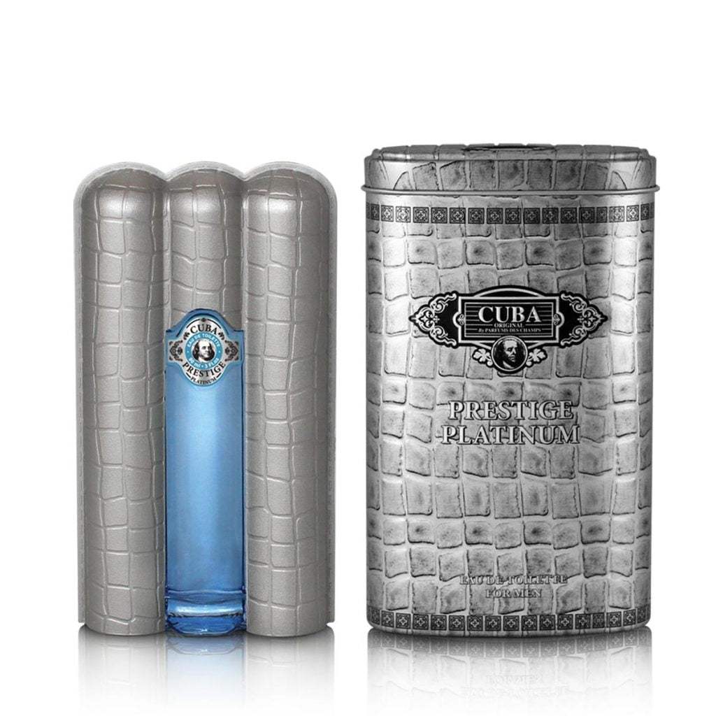 Cuba Prestige Platinum by Cuba for Men - 3 oz EDT Spray