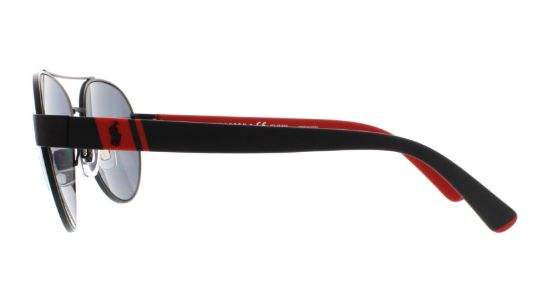 Polo Ralph Lauren PH 3098 9230-81 - Matte Black-Grey Polarized by Ralph Lauren for Men - 61-15-145 mm Sunglasses