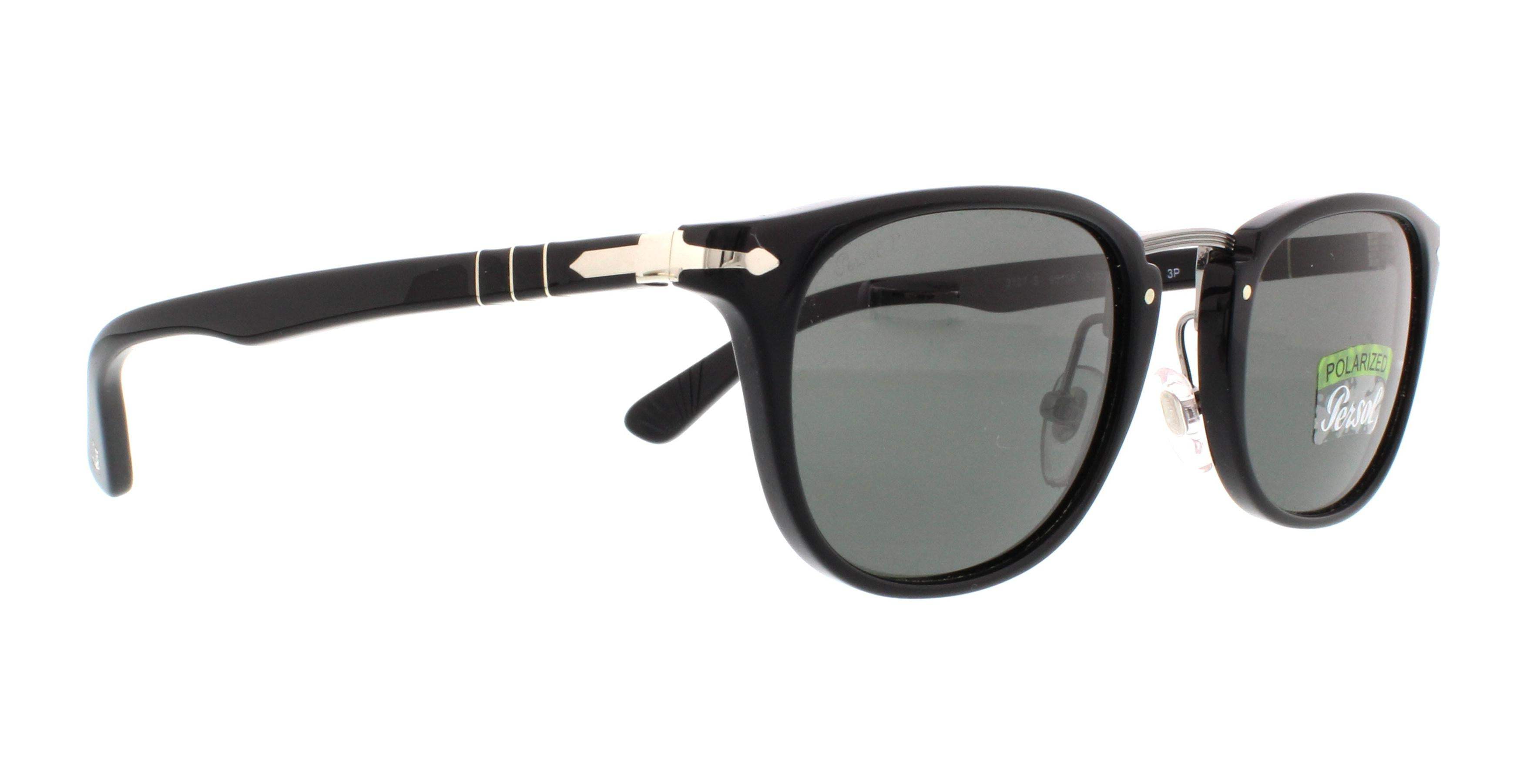 Persol PO3127S 95-31 Typewriter Edition - Black-Grey by Persol for Men - 50-22-145 mm Sunglasses