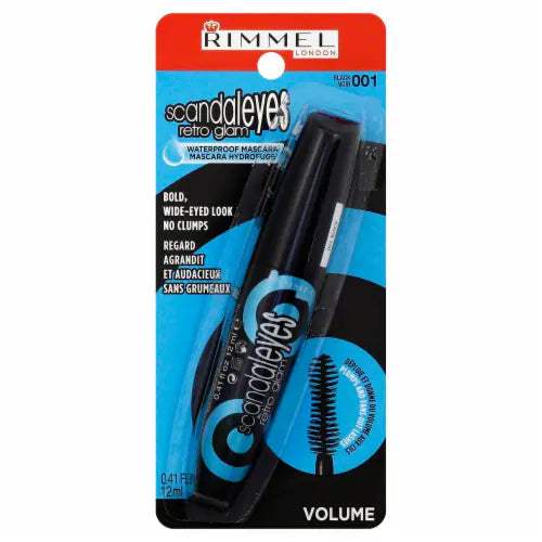 RIMMEL LONDON Scandaleyes Retro Glam Waterproof Mascara - Waterproof - Black