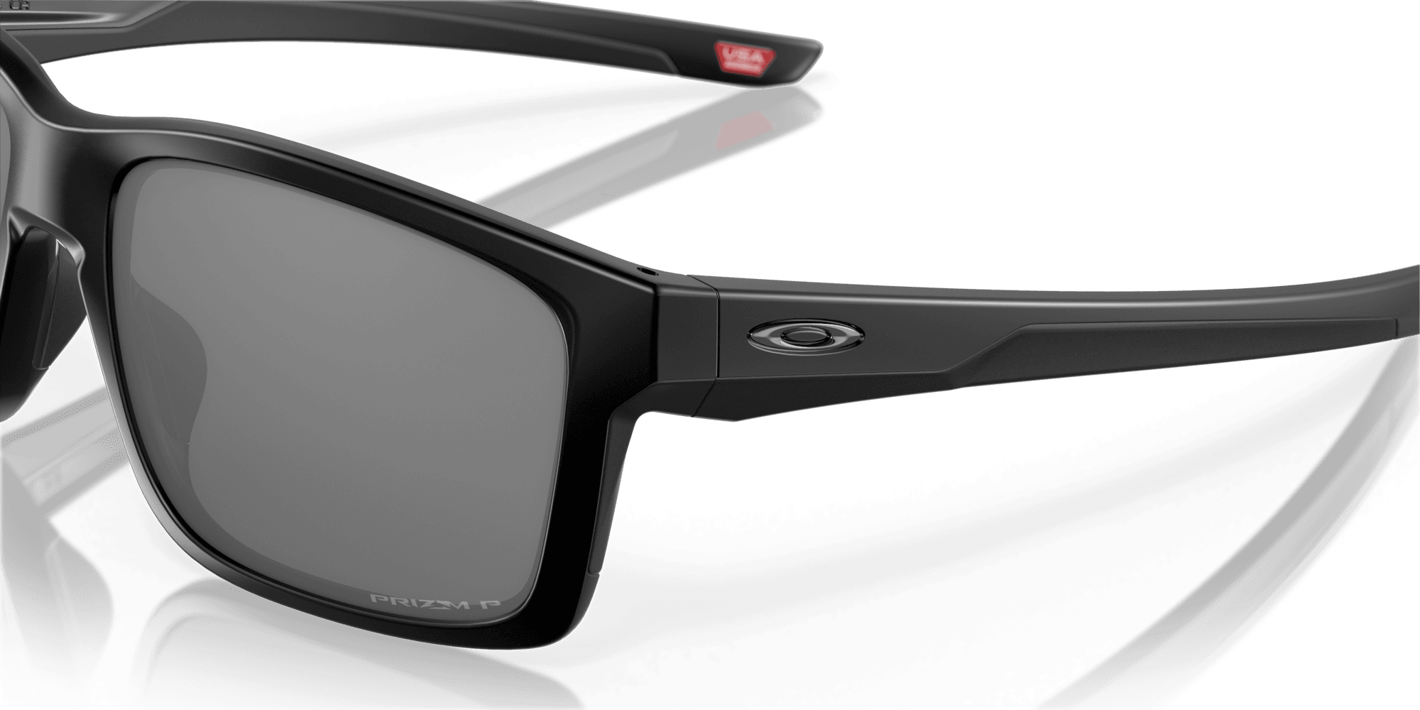 Oakley Mainlink OO9264-01 - Matte Black-Grey by Oakley for Men - 57-17-138 mm Sunglasses