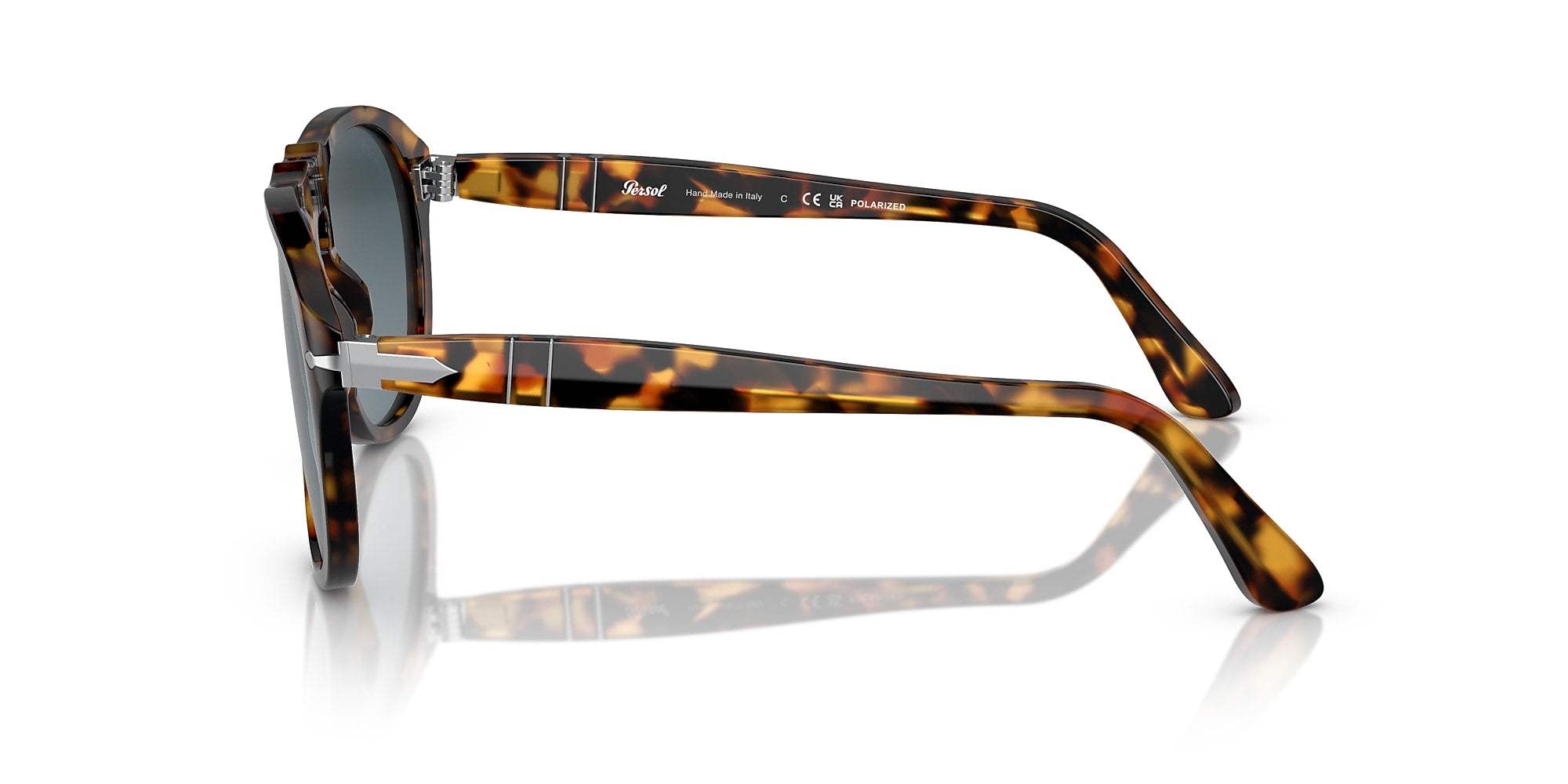 Persol PO649 1052-S3 Madreterra-Blue Faded Polarized by Persol for Unisex - 54-20-140 mm Sunglasses