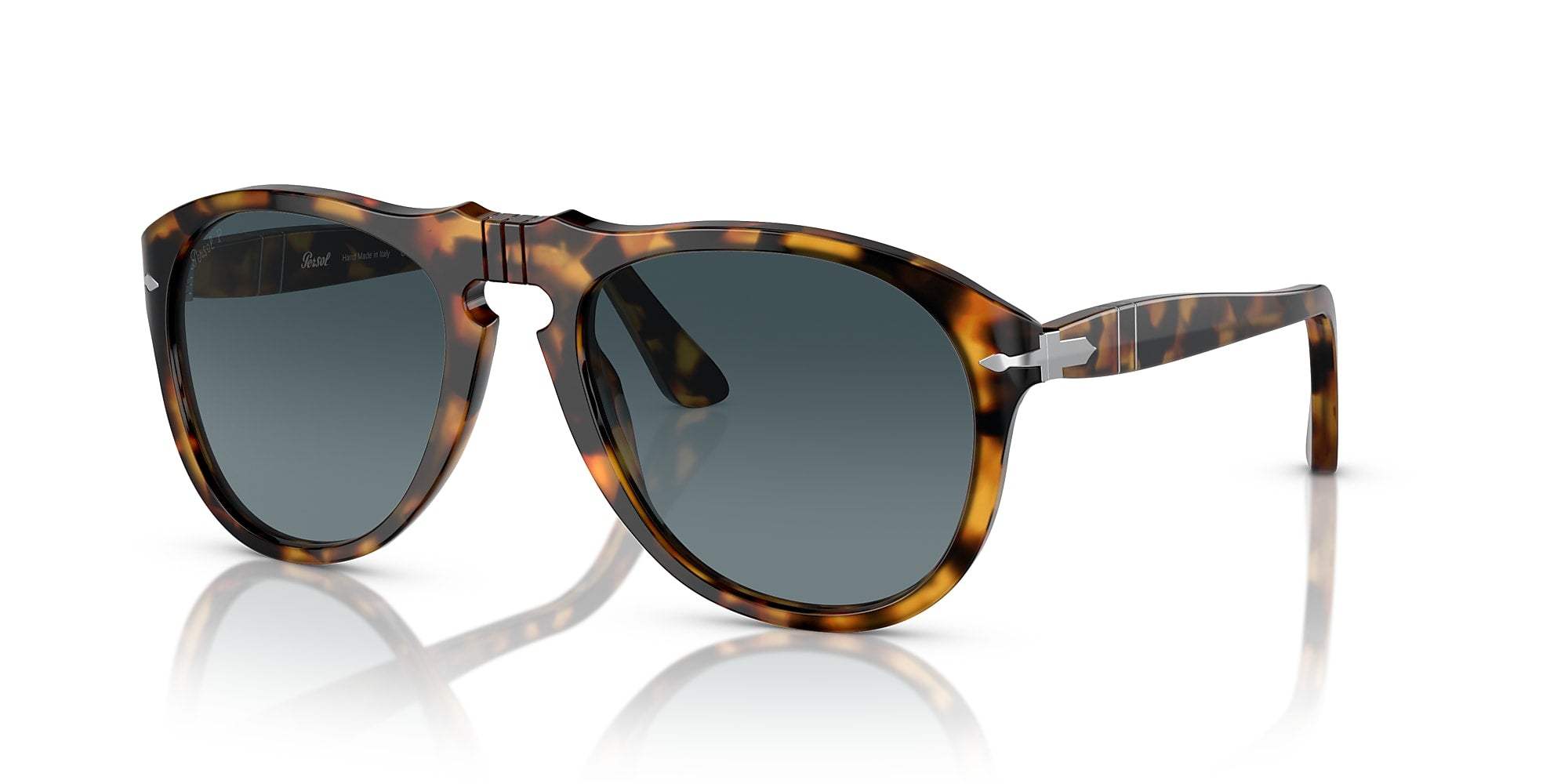 Persol PO649 1052-S3 Madreterra-Blue Faded Polarized by Persol for Unisex - 54-20-140 mm Sunglasses