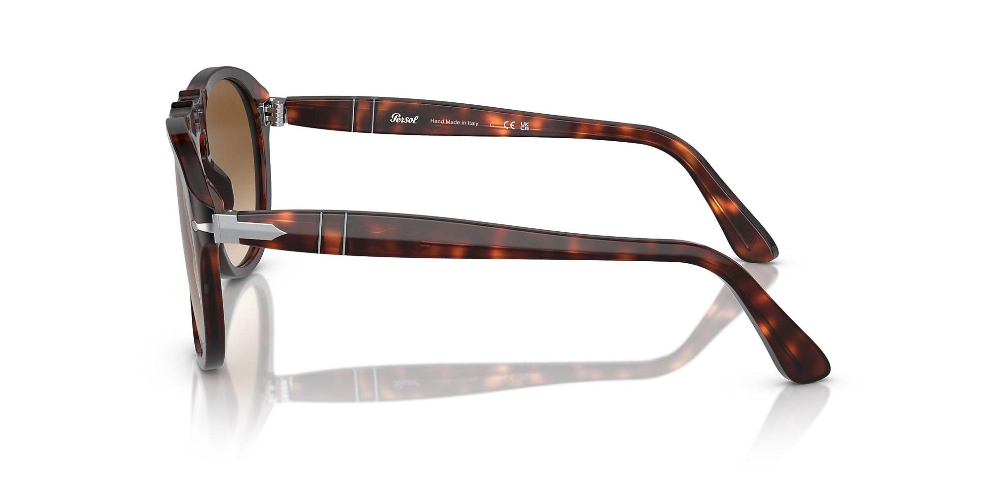 Persol PO649 24-51 - Havana-Brown Faded by Persol for Unisex - 56-20-145 mm Sunglasses