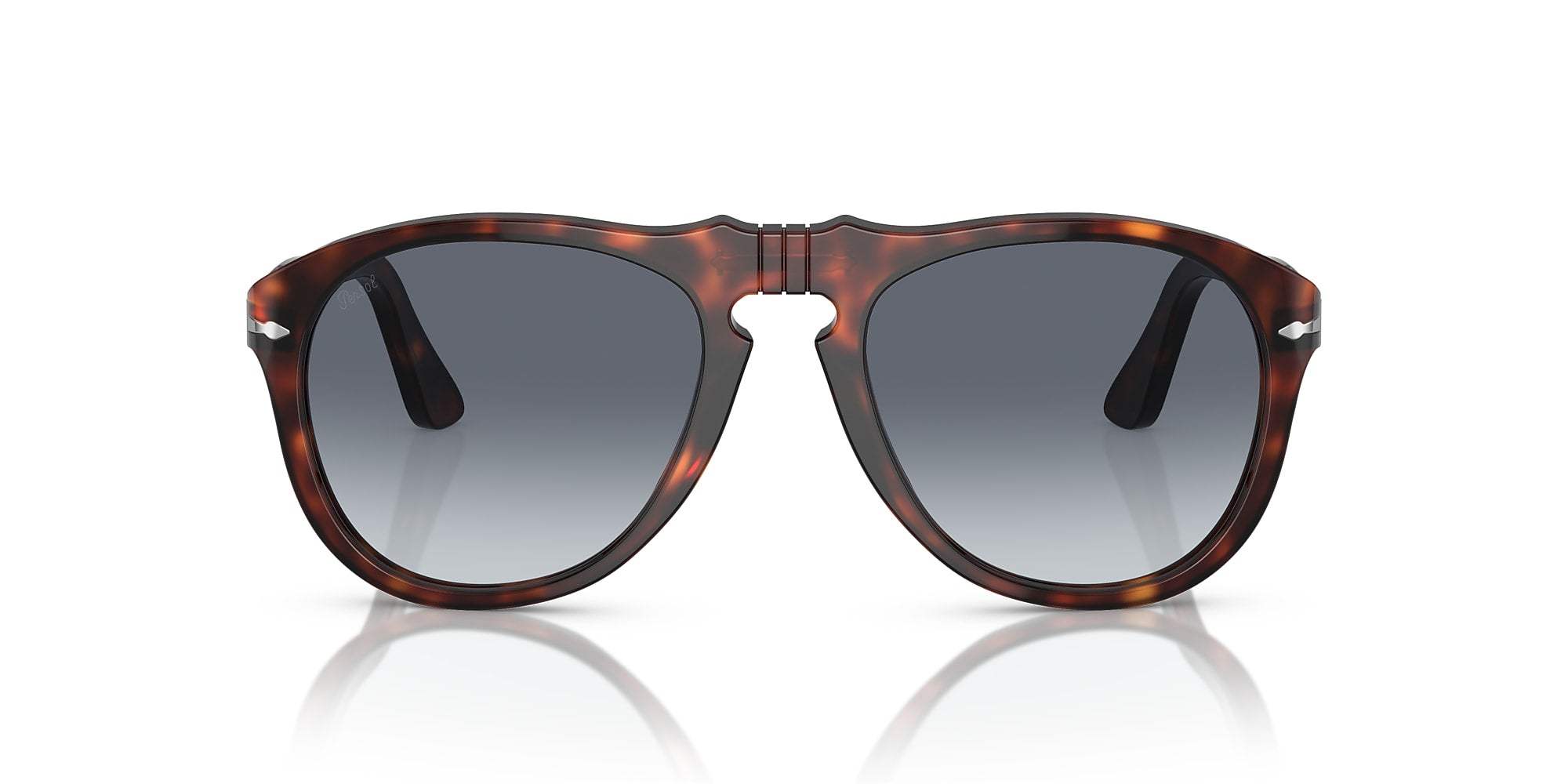 Persol PO649 24-86 - Havana-Grey-Green Faded by Persol for Unisex - 54-20-140 mm Sunglasses