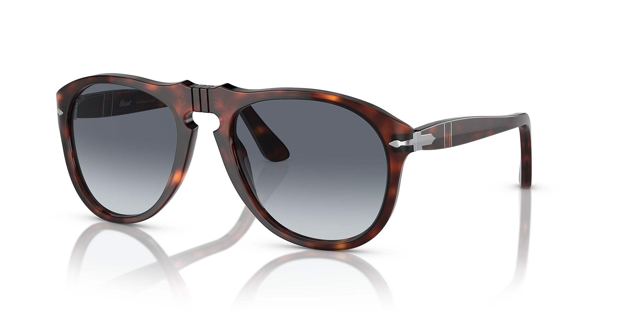 Persol PO649 24-86 - Havana-Grey-Green Faded by Persol for Unisex - 54-20-140 mm Sunglasses