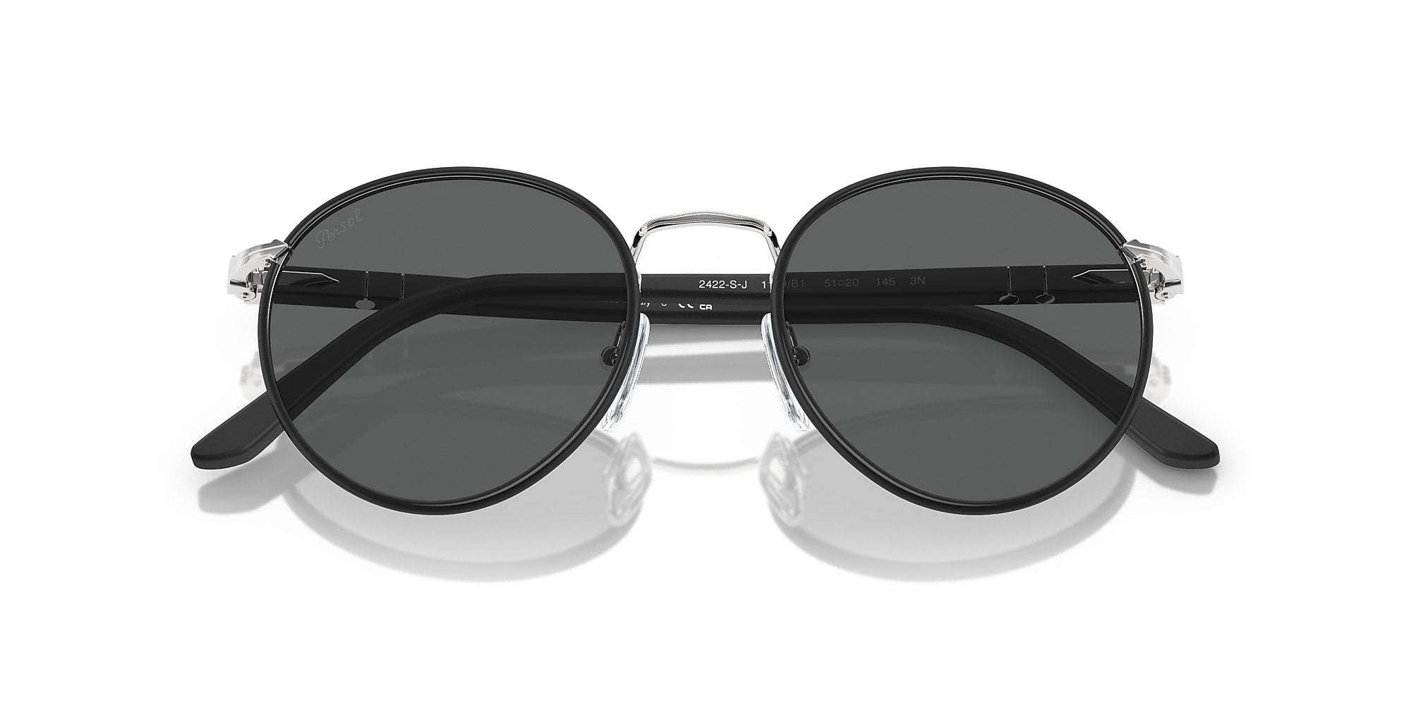 Persol PO2422SJ 986-31 - Shiny Black-Grey by Persol for Men - 49-20-145 mm Sunglasses