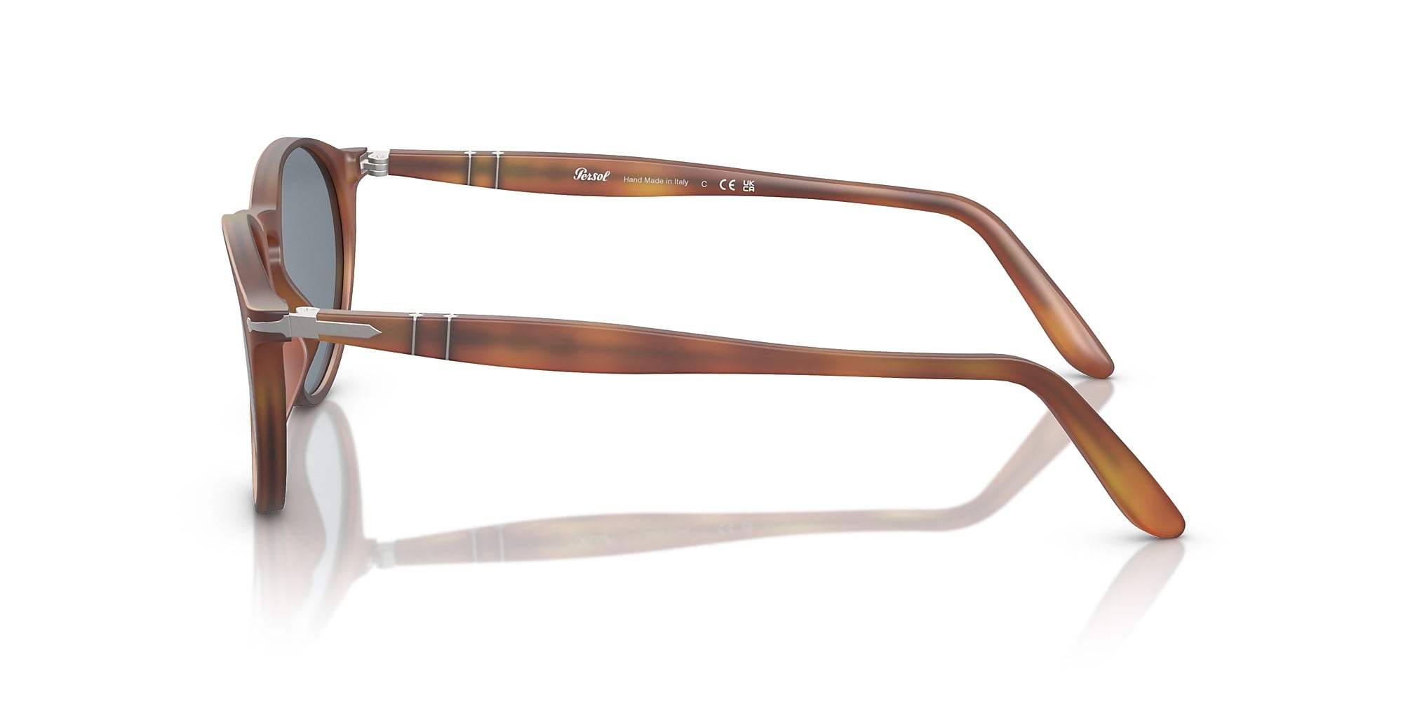 Persol PO3092SM 9041-30 - Terra Di Siena-Light Green Silver by Persol for Men - 50-19-145 mm Sunglasses