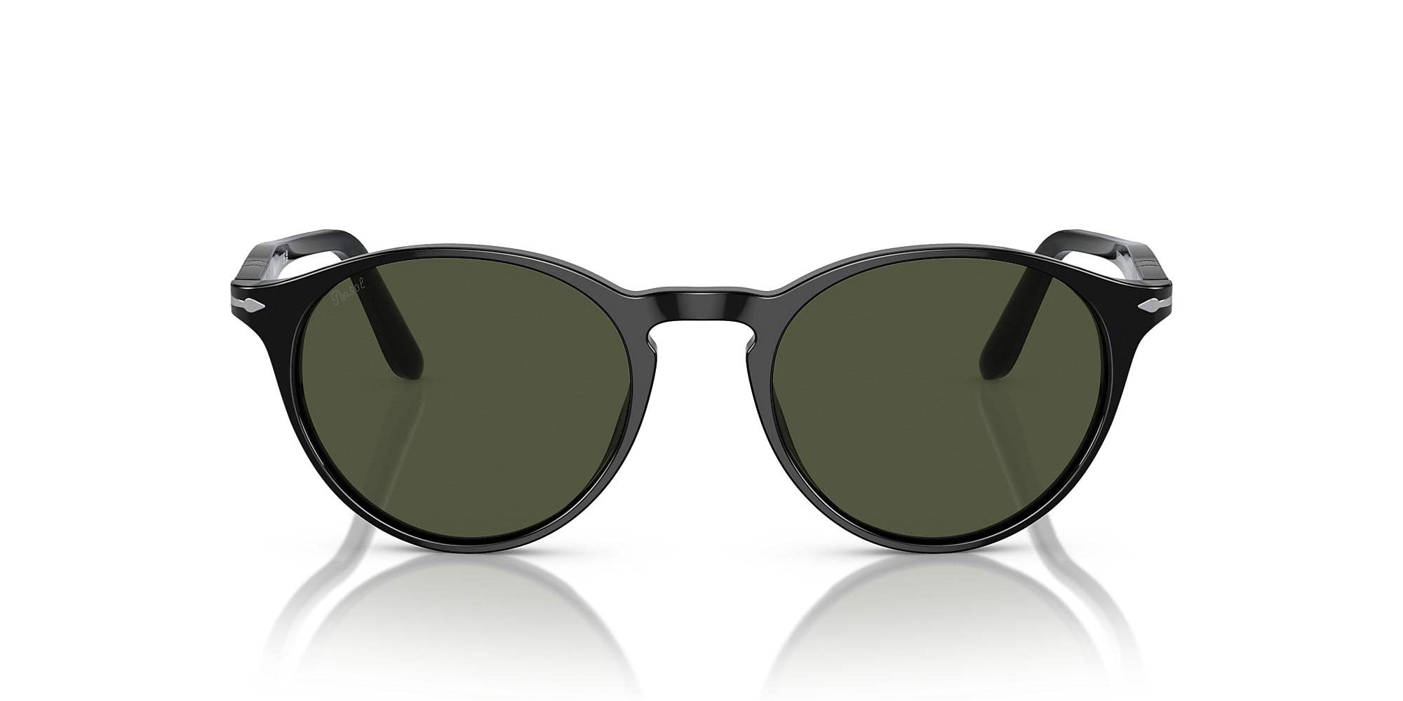 Persol PO3092SM 9014-31 - Black-Green by Persol for Unisex - 50-19-145 mm Sunglasses