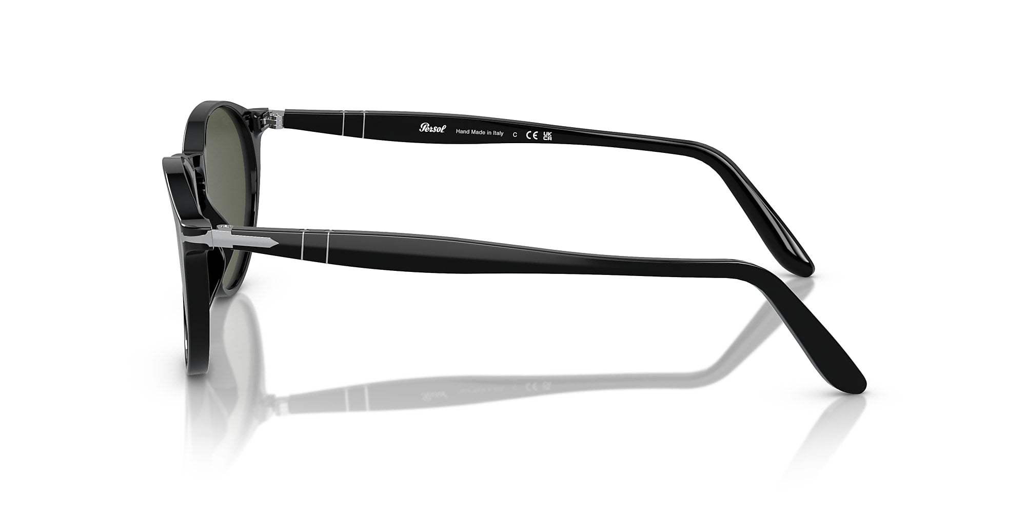 Persol PO3092SM 9014-31 - Black-Green by Persol for Unisex - 50-19-145 mm Sunglasses
