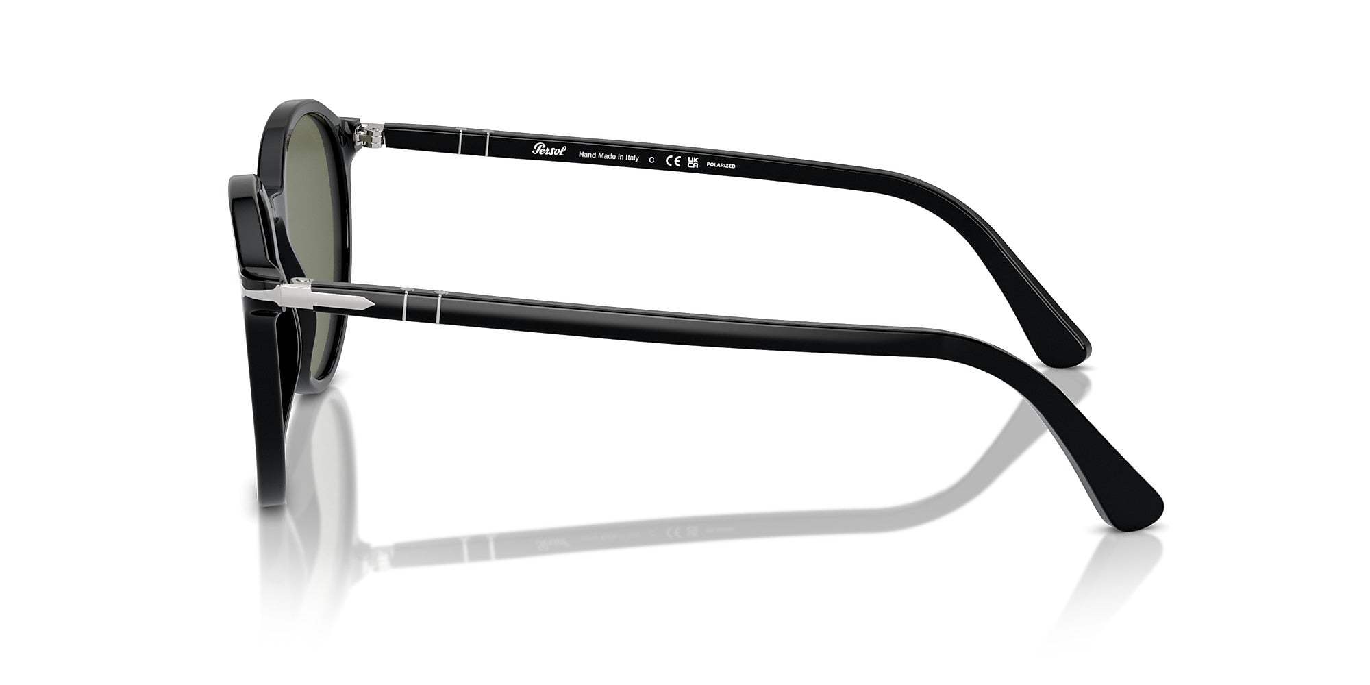 Persol PO3125S 95-58 Reflex Edition - Black-Grey Polarized by Persol for Unisex - 49-19-140 mm Sunglasses