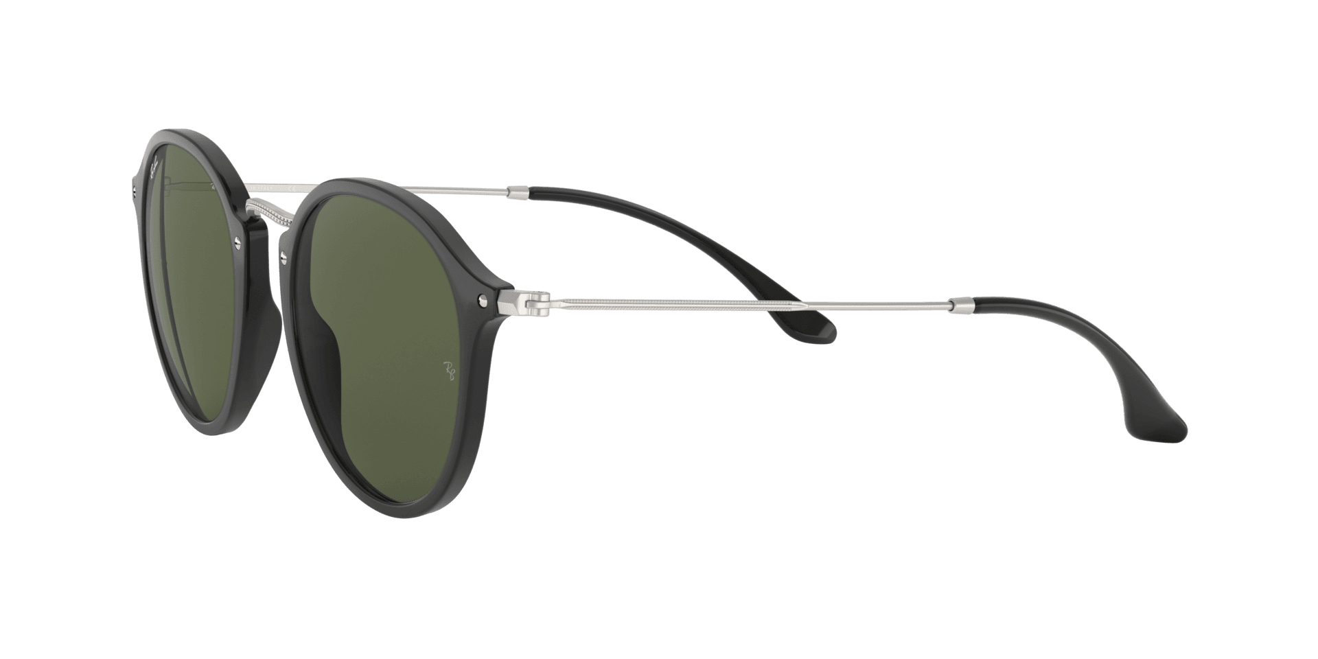 Ray Ban RB 2447 901 - Black Silver-Green Classic by Ray Ban for Unisex - 52-21-145 mm Sunglasses
