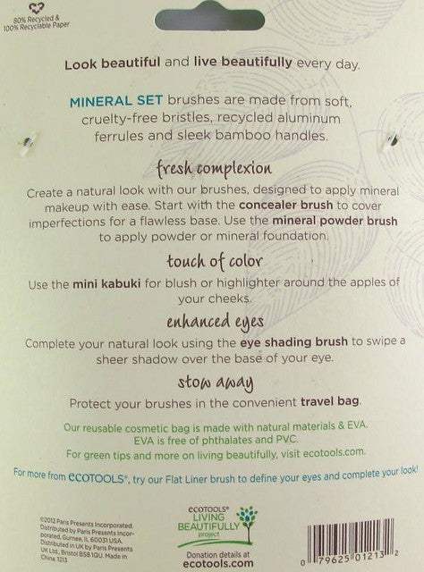 EcoTools Mineral Set Brushes - 4 Piece Set