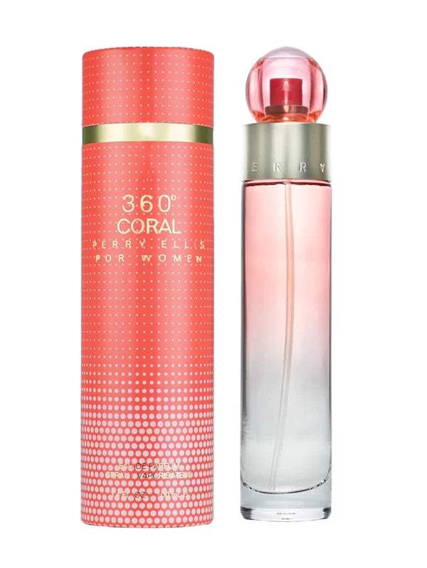 360 Coral by Perry Ellis for Women - 3.4 oz EDP Spray (Tester)