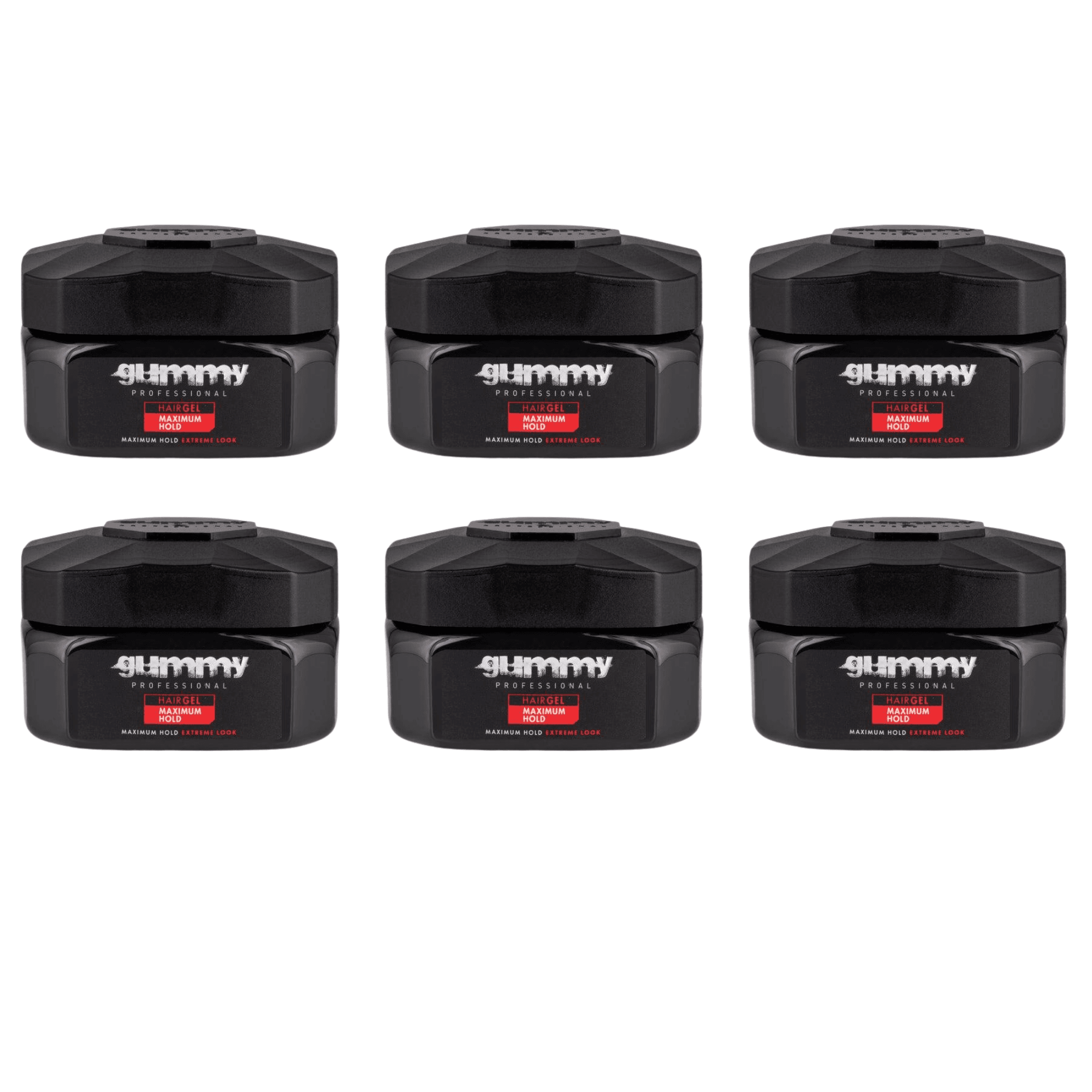 Gummy Hair Gel 7.5 Oz Maximum Hold Multipack